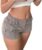 Women Cargo Shorts Elastic Low Waist Pocket Shorts Y2k Egirls Slim Fitted Shorts Vintage Harajuku Streetwear