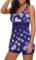 Century Star 2024 Tankini Swimsuits for Womens Bathing Suits Two Piece Tummy Control Tankini Swimsuit Top with Boyshorts