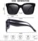 Vintage Women Oversized Sunglasses Designer Luxury Square Sun Glasses UV400 Protection Flat Lens