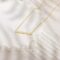 PAVOI 14K Gold Plated Crystal Birthstone Bar Necklace | Dainty Necklace | Gold Necklaces for Women |