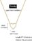 Tewiky Cute Heart Necklace Tiny 14k Gold Heart Pendant Choker Necklaces Small Gold Love Open Heart Chain Necklace for Women Dainty Gold Necklace Gifts for Her