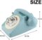 Sangyn Retro Landline Telephone Classic Vintage Corded Phone Old Fashioned Dial Button Desk Phone with Redial Function for Home Office