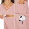 VIAOLI Scrubs for Women Set Modern V-Neck Top & 8 Pocket Jogger Pants Athletic Nursing Uniform Solid Stretch Workwear