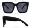 Womens Boyfriend Style XXL Oversize Horned Rim Thick Plastic Sunglasses