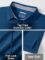 TACVASEN Men’s Golf Polo Shirts Short Sleeve Quick Dry Lightweight Casual Athletic Collared T-Shirts 3 Buttons