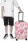 WOEZKEX Cute Love Hearts Luggage Cover Washable Travel Gear Cover 18/24/28/32 Inch Suitcase Protective Cover