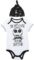 Disney Nightmare Before Christmas Baby Bodysuit Pants and Hat 3 Piece Outfit Set Newborn to Infant