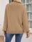 ZESICA Women’s 2023 Casual Turtleneck Long Lantern Sleeve Oversized Ribbed Knit Pullover Sweater Jumper Top