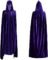 Wildox Women’s Halloween Cosplay Costume,Purple Cape and Anime Cosplay Waist Belt, Costumes Props Set