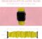 Compatible with Apple Watch Band 38mm 40mm Series 6 Series 5 Series 4 Series 3 Series 2 Series 1 American Red Line Yellow Softball iWatch Bands Womens Mens