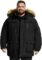 Soularge Men’s Big and Tall Winter Warm Heavy Hooded Parka Jacket