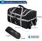 REDCAMP Foldable Duffle Bag with Wheels 120L 30″, 1680D Oxford Collapsible Extra Large Duffel Bag with Rollers for Camping Travel Gear, Black