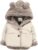 Toddler Fleece Jacket, Warm Cotton Baby Winter Coats, Kids Hooded Outerwear for Boys Girls …