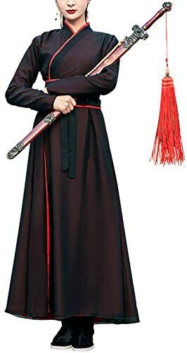 Deluxe Women’s Chinese Traditional Princess Hanfu Dress Ombre Pleated Stage Performance Wear