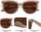 SOJOS Trendy Round Polarized Sunglasses for Women