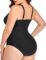 Daci Women Plus Size One Piece Swimsuits Sexy V Neck Backless Bathing Suit