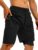 KLINNFENR Mens 2 in 1 Gym Running Shorts 7 inch Athletic Workout Clothes for Men Quick-Dry Shorts with Zipper Pockets