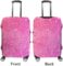 WOEZKEX Pink Glitter Pattern Luggage Cover Washable Travel Gear Cover 18/24/28/32 Inch Suitcase Protective Cover