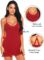 Avidlove Womens Sexy Lingerie for Women Lounge Nightwear Sexy Sleepwear Full Slip Chemise Lingerie Cotton Nightgowns Babydoll