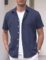 COOFANDY Men’s Linen Casual Short Sleeve Shirts Button Down Summer Beach Shirt