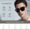 DEMIKOS Sunglasses Men Polarized Sunglasses for Womens Trendy Retro Mirror Lens for Driving Fishing UV400 Protection