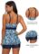 Century Star 2024 Tankini Swimsuits for Womens Bathing Suits Two Piece Tummy Control Tankini Swimsuit Top with Boyshorts