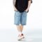 ELKNLMU Hip Hop Streetwear Denim Shorts Star Jean Shorts Harajuku Cargo Shorts Y2K