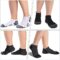 COOVAN 10 Pairs Mens Low Cut Socks Men 10 Pack Comfort Cushion Casual Socks