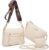 Crossbody Bags for Women, 3 Pcs Set Leather Purses with Wide Straps, Fashion Small Shoulder Handbag Purses & Wallet Gift