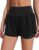 Pinspark 2 in 1 Athletic Shorts Women’s Quick Dry Running Gym Workout Short with Zipper Pocket