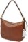 Fossil Women’s Jolie Leather Crossbody Handbag, Brown with Women’s Logan Faux Leather RFID Tab Clutch Wallet, Brown