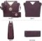 Dasein Women Fashion Handbag Chic Triangle Handle Shoulder Bag Tote Satchel Work Purse w/Matching Wallet