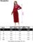 Women Casual Maternity Dress Long Sleeve Hoodie Breastfeeding Sweatshirt Dresses Pregnancy Pockets Split Maxi Dress