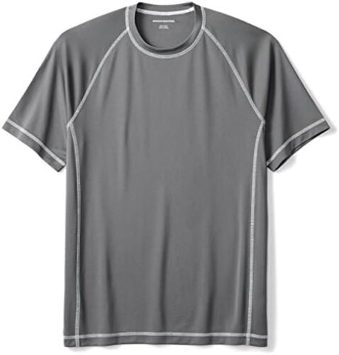 Amazon Essentials Men’s Short-Sleeve Quick-Dry UPF 50 Swim Tee