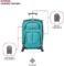SwissGear Sion Softside Expandable Roller Luggage, Teal, Carry-On 21-Inch