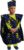 Kids African Clothing Luxury Printed Dashiki Outfit 4 Pieces Traditional Cultural Wear Robe Shirt Top Pants and Hat