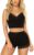 RSLOVE Pajamas Set Women’s V-Neck Sleeveless Sleepwear PJ Set Soft Lace Cami Set with Short Pants Nightwear