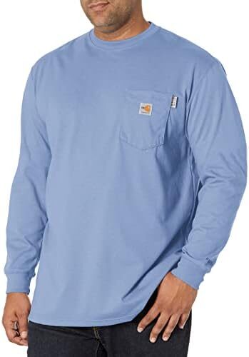 Carhartt Men’s Flame Resistant Force Loose Fit Midweight Long-Sleeve Pocket T-Shirt