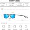 MERRY’S Unisex Polarized Aluminum Sunglasses Vintage Sun Glasses For Men/Women S8286