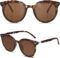 BLOSSOM: SOJOS Large Plastic Round Sunglasses – Classic Retro Vintage Style for Women and Men