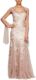 Alex Evenings Women’s Long Fit and Flare Dress Godet Detail (Petite and Regular) -Close Out