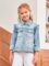 Meikulo Girls Jean Jacket Kids Denim Jackets Cute Ruffle Hem Outerwear Coats 4-12 Years