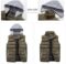 Msmsse Men’s Puffer Vests Outerwear Winter Vest for Men Lightweight Windproof Hooded Vest for Golf Running