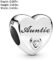 Pandora Auntie Love Heart Charm – Compatible Moments Bracelets – Jewelry for Women – Mother’s Day Gift – Made with Sterling Silver & Cubic Zirconia