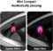 16PCS Fluorescent Tire Valve Stem Caps,Luminous Auto Wheel Air Valve Cap,Universal Decoration Accessories for Car/SUV/Bicycle/Trucks/Motorcycles,Cool Car Gifts (Car/Pink-16pcs)