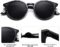 SOJOS Retro Round Polarized Sunglasses for Women Men Classic Vintage Sunnies