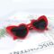 Love Heart Shaped Sunglasses for Women,Vintage Cat Eye Mod Style Retro Glasses