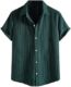 SOLY HUX Men’s Short Sleeve Button Down Shirts Casual Dress Going Out Camp Tops