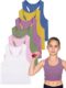 6 Pieces Girls Dance Tank Top Racerback Crop Tank Top Sleeveless Dance Top for Ballet Gymnastics Dancewear