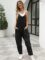 Trendy Queen Womens Jumpsuits Casual Summer Onesie Rompers Sleeveless Loose Baggy Overalls Jumpers with Pockets 2023 Clothes